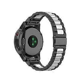 Do Garmin Fenix 8/E 47 mm/7/6/5/5 Plus/Forerunner 935/Forerunner 945/Approach S60 22 mm, stal nierdzewna 304