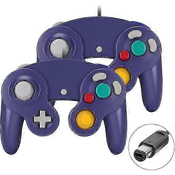 Gamecube gamepad, 2-pack classic gamepad with vibration joystick.