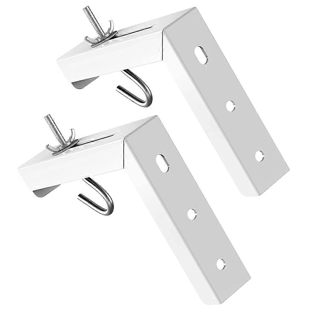 Steel Projector Screen Wall Mount Bracket L Bracket for Home Use 2Sets