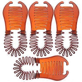 Hair Braiding Tools Banana Hair Clips for Women 12Pcs Interlocking Plastic Combs