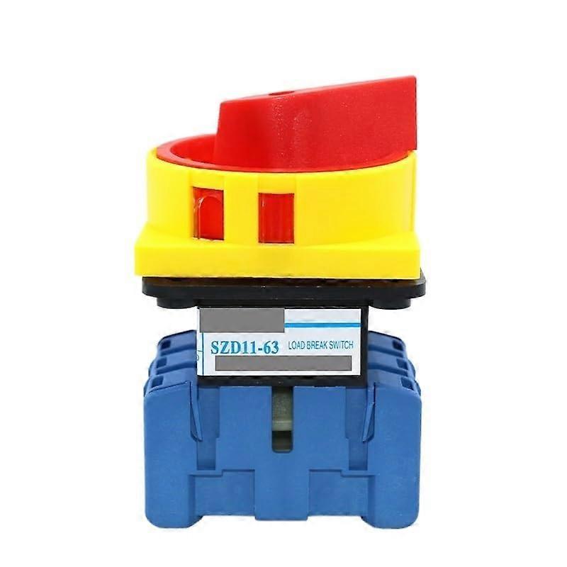 63 Amp 3 Pole Load Break Switch 660V Rotary Isolator with Padlock for  Voltage Protection