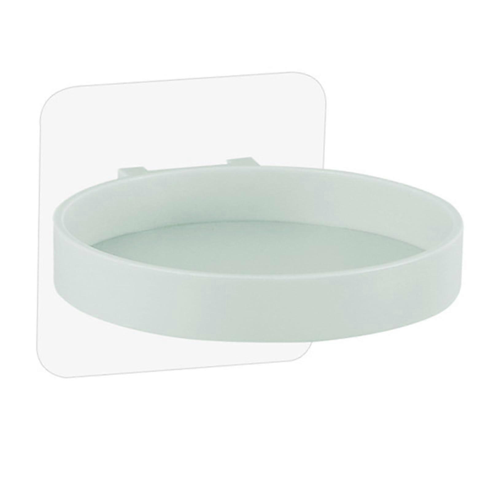 Wall Mounted Soap Dispenser with Rack and Tray, Space Saving Bathroom Storage Organizer