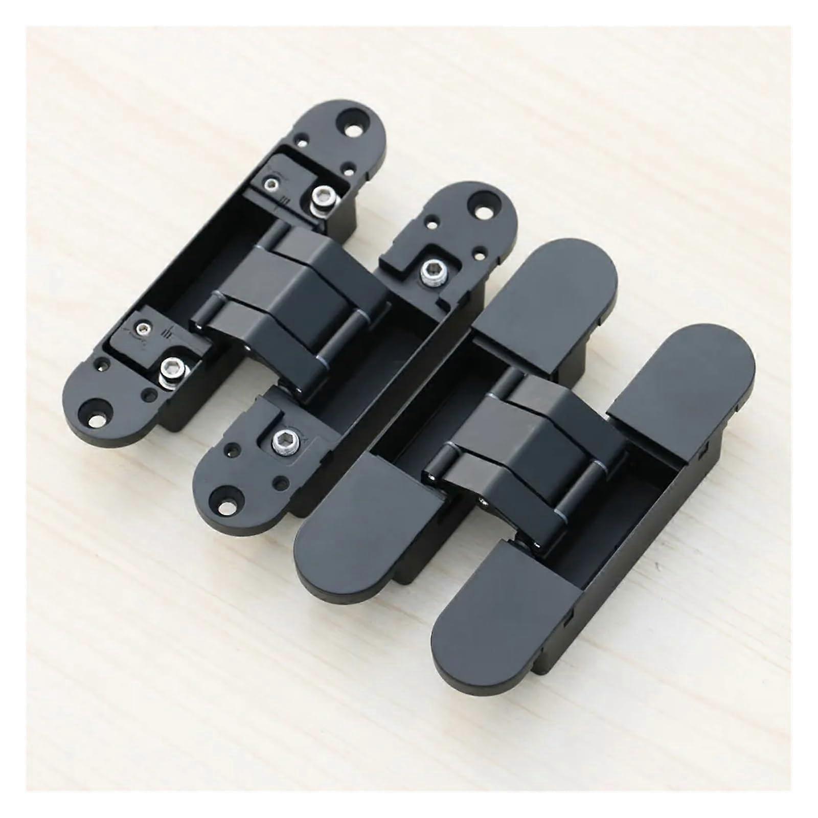 Red Bronze Concealed Door Hinges Flush Mount Hidden Hardware for Interior Doors