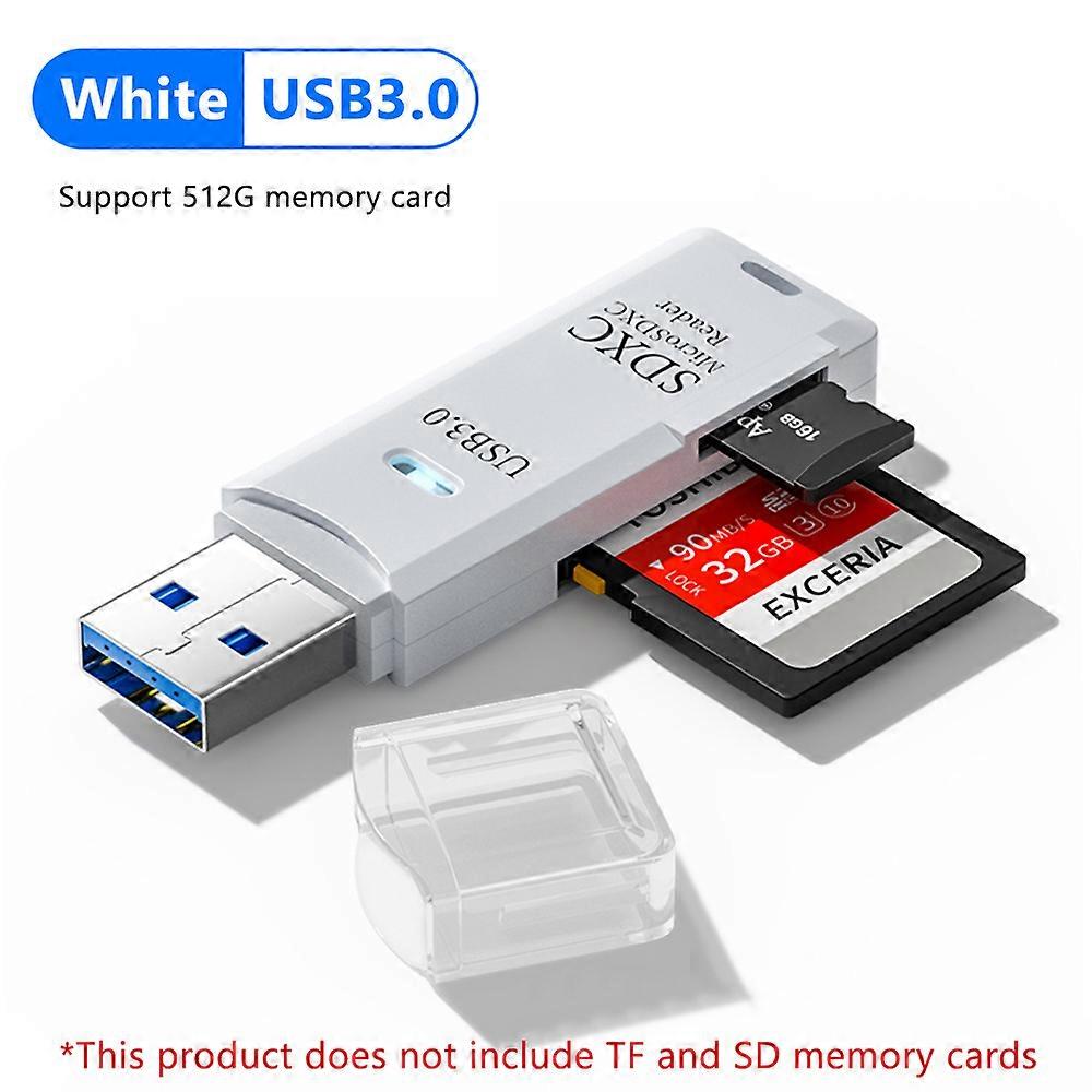 2 In 1 USB 3.0 Card Reader Micro SD Card Reader Adapter High Speed Cardreader TF Memory Card Reading For PC Laptops Accessories