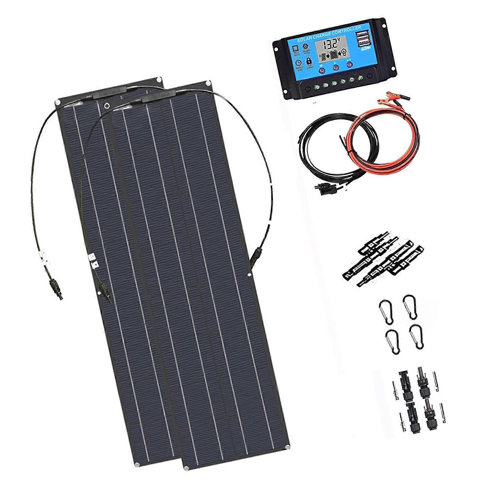 Pack of 2 Tool Panel Featuring Efficient Polycrystalline Design For Camping And Home Use Multicolor