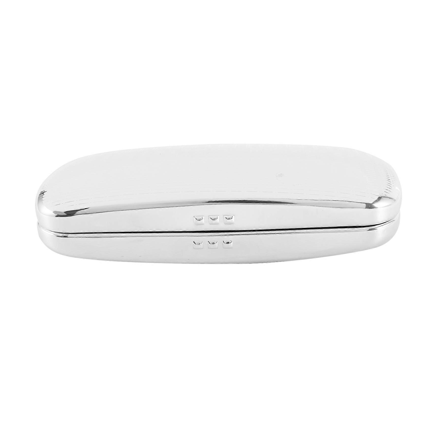 Glasses Case, Aluminum Hard Shell Eyeglasses Case Striped Spectacles Box