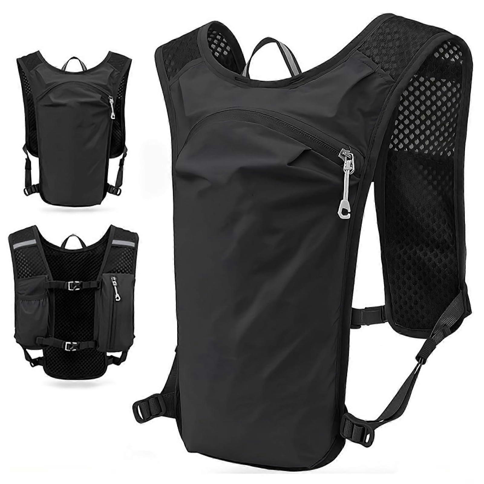 Lightweight Hydration Backpack for Running and Cycling with Ergonomic Support and Multiple Pockets