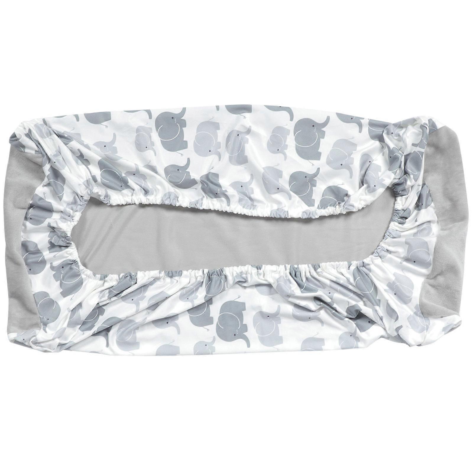 Changing Pad Cover Grey Knitted Fabric for Diaper Changing