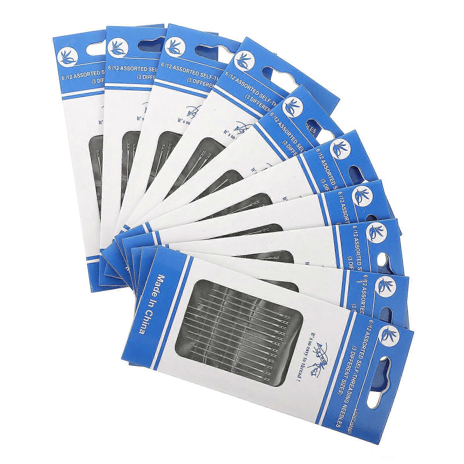 Blind Needle Stitching Needle for Sewing and Crafting Projects 120Pcs Silver