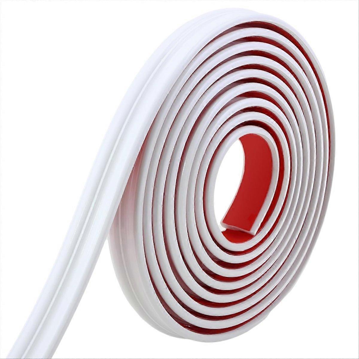 240 L X 0,9 polegadas W Peel and Stick Chair Rail Panel Molding