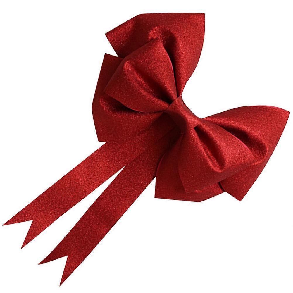 Large Red Bow Tie Decor for Wedding Room Use with Bow Knot