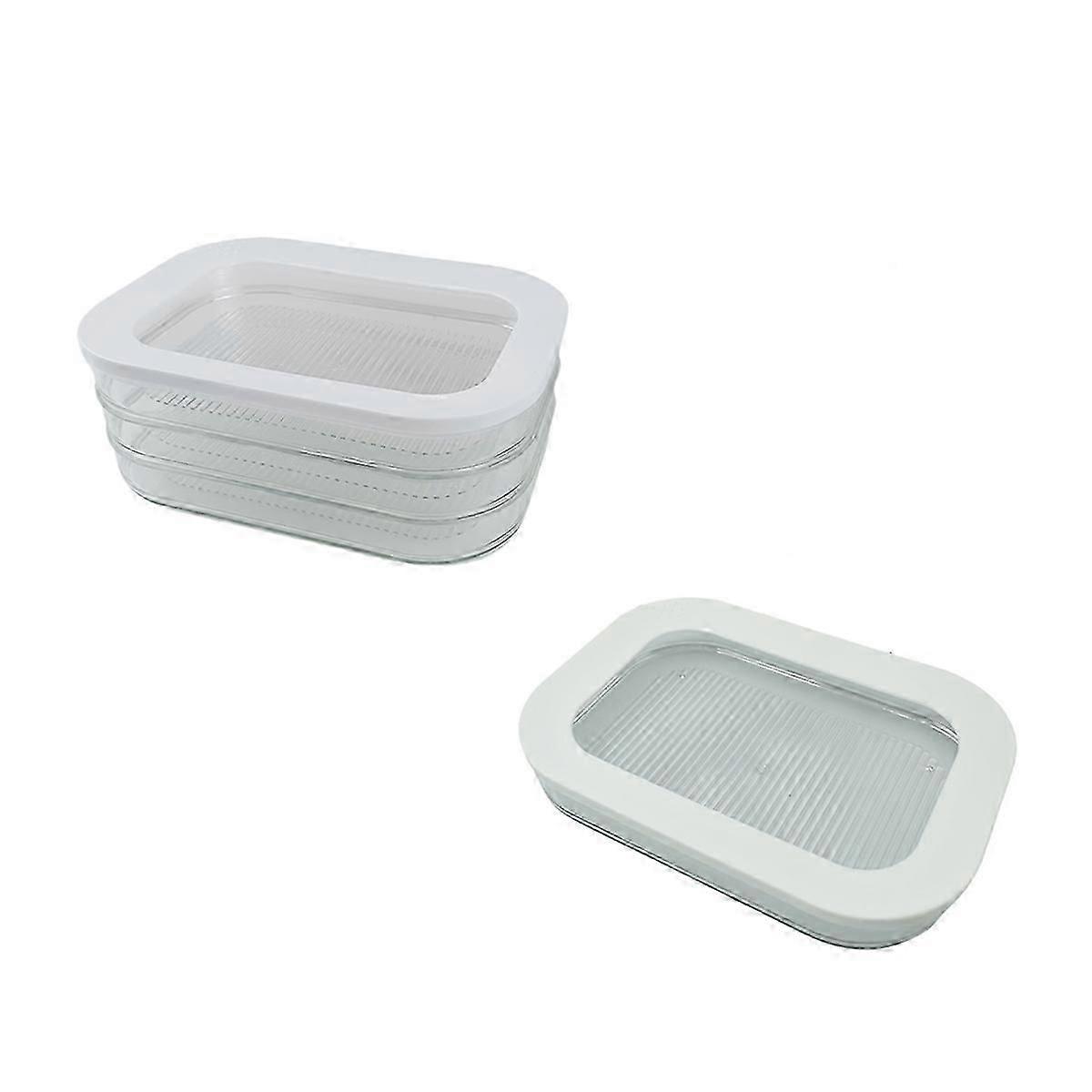 Meat Fridge Storage Containers Container with Lid, A