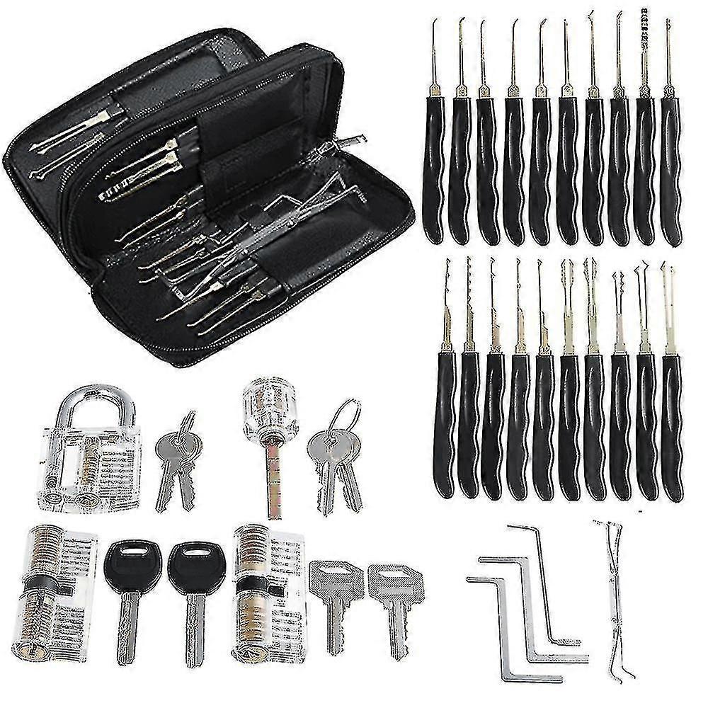 Professional 37 Pieces Hand Tools Set Training Locks