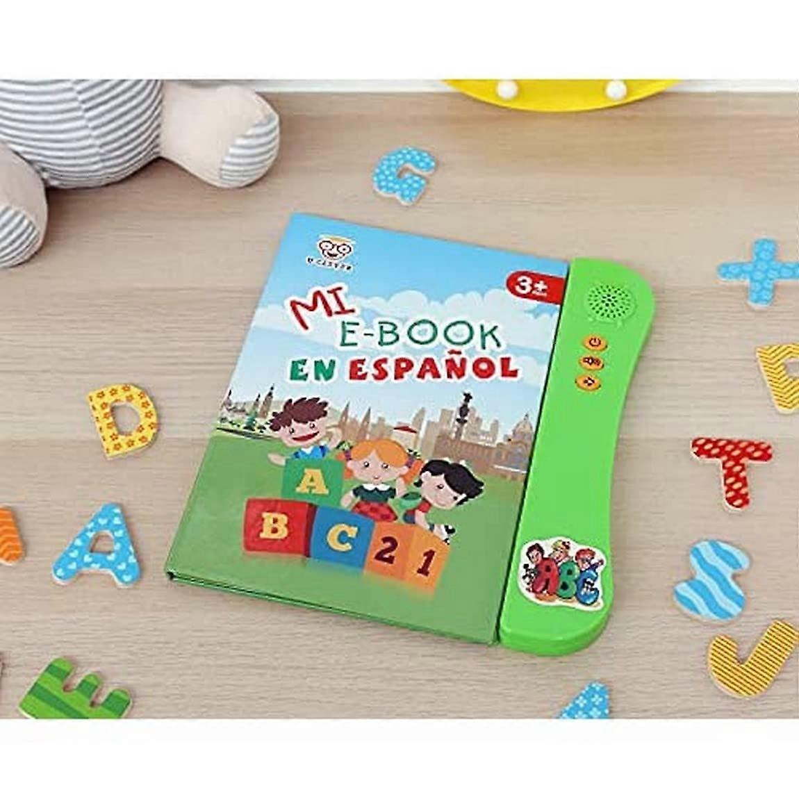 Spanish Learning Toy for Kids  Interactive Multicolor Electronic Language Computer for Toddlers