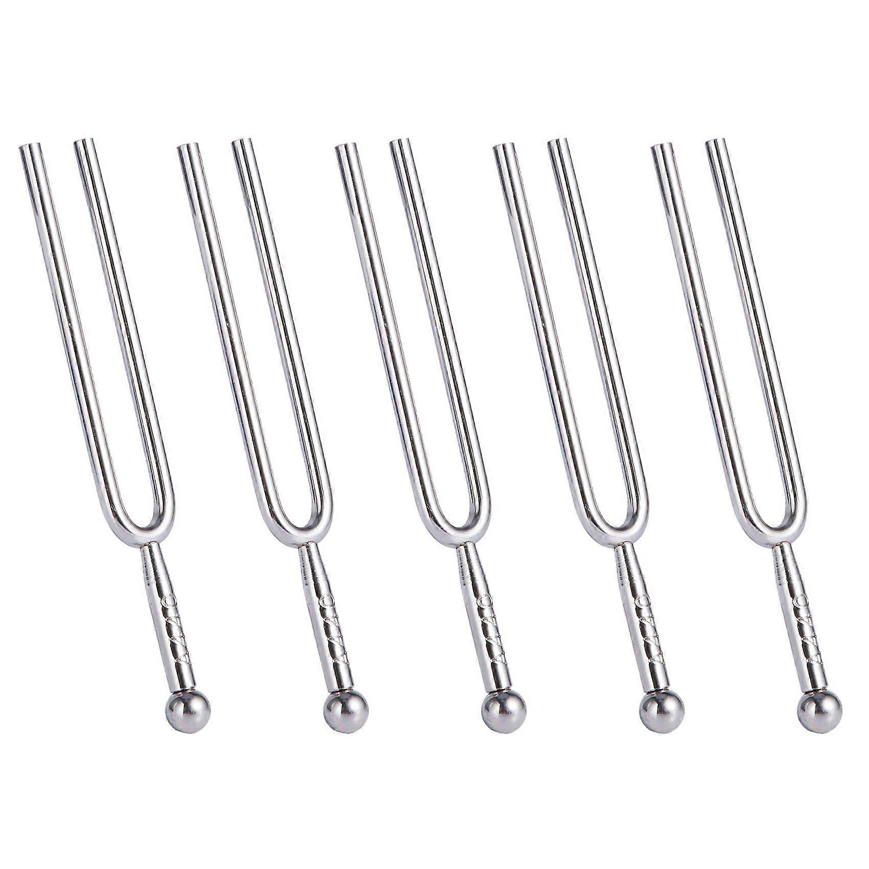 5X A Tuning Fork - "A" 440 Hz with Soft Shell Case