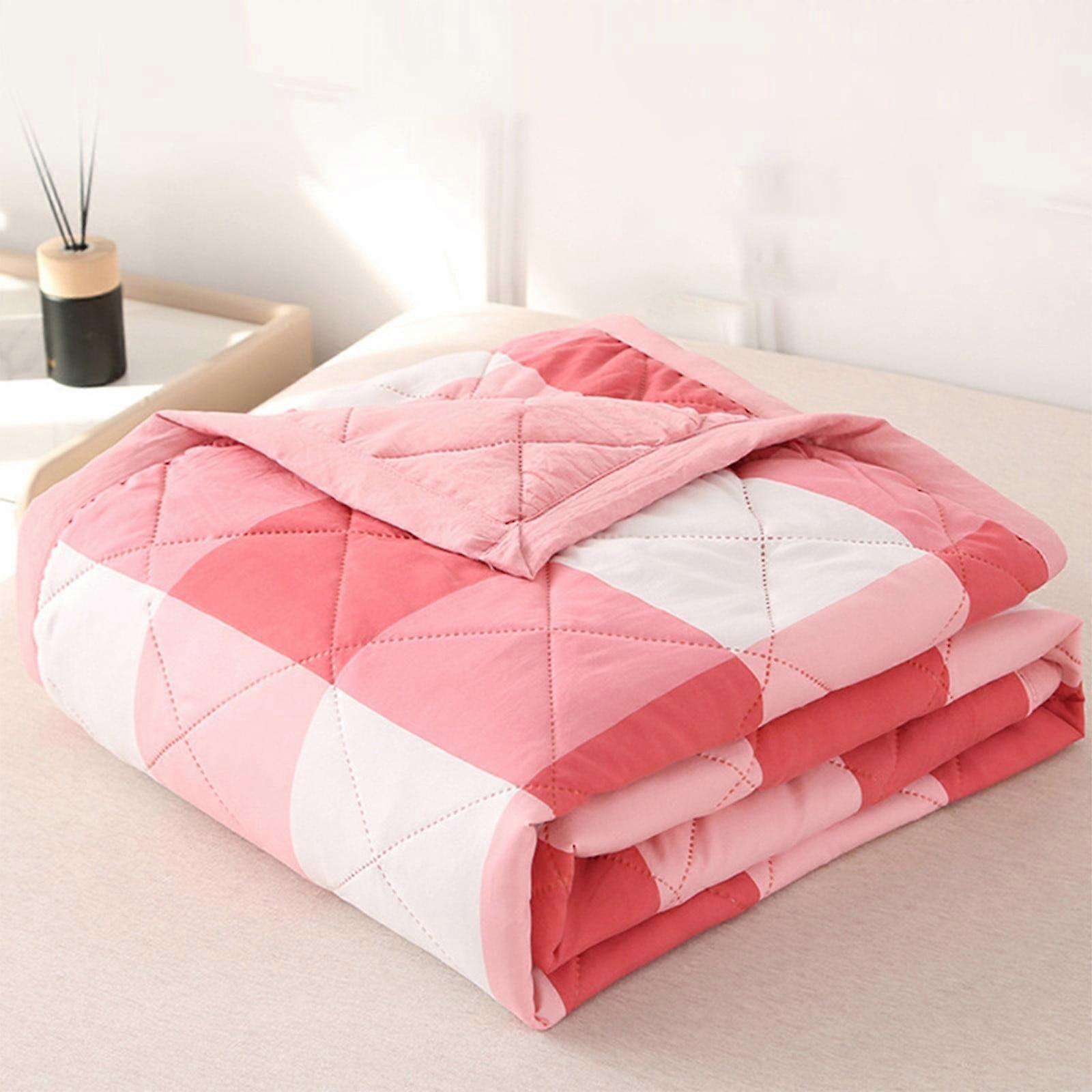 Cool Summer Blanket, Double-Sided Cold Effect, Lightweight Washed Cotton, Machine Washable