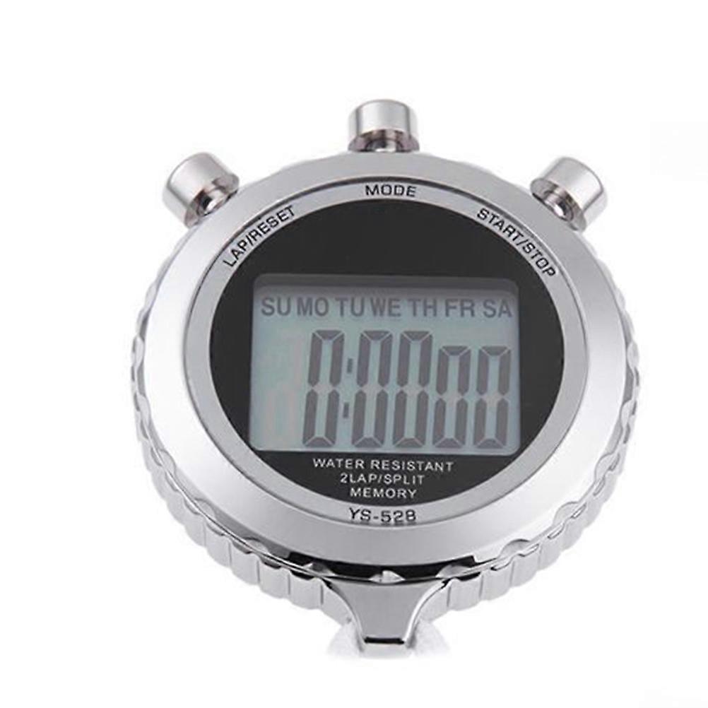 Display Stopwatch Digital Timer for Timekeeping 1Pcs Silver