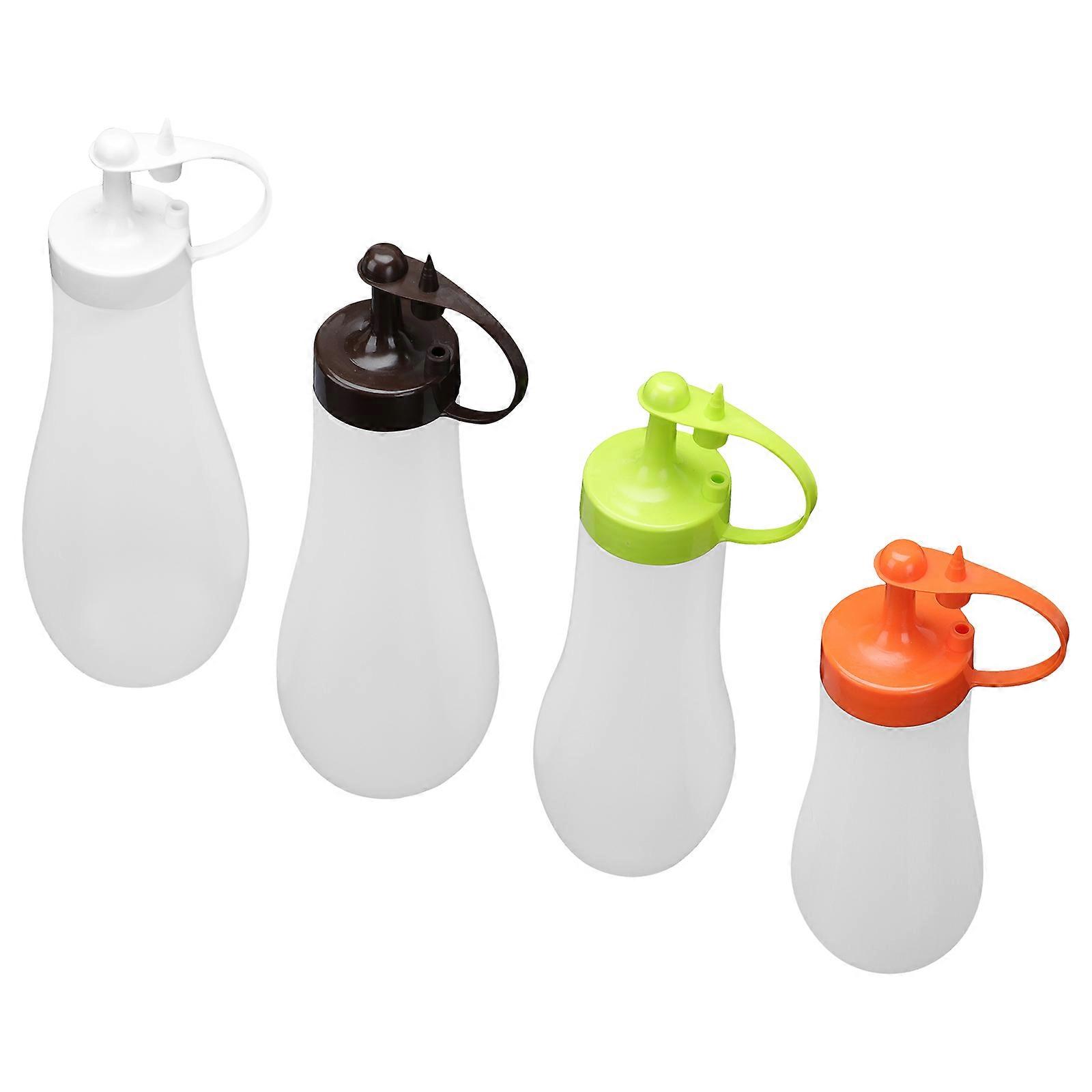 Sauce Bottles for Seasoning Use Practical 4Pcs Set