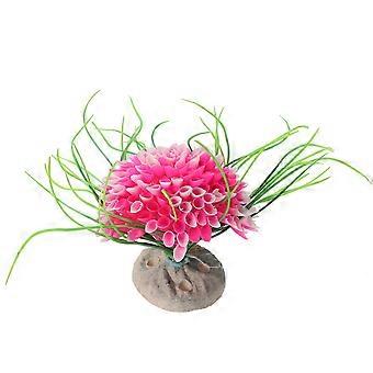 Plastic Aquarium Plants Artificial Fish Tank Decorations for Decorating 3Pcs