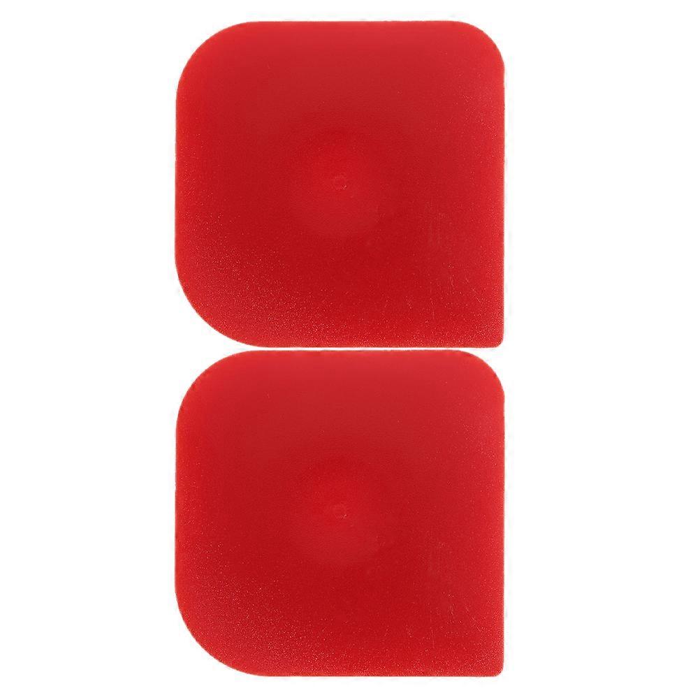 Tool Kitchen Cream for Scraping 2Pcs Dark Red Pc Set