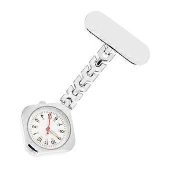 Krankenschwester-Taschenuhr, Leuchtzeiger, Silberlegierung, präzise Zeitangabe, 1 Stück
