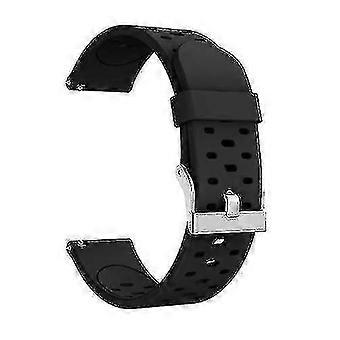 For Samsung Galaxy Watch 3 45mm Three Row Holes Silicone Watchband
