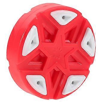 Official Roller Hockey Puck for Indoor and Outdoor Hockey Multifunctional Street Hockey Pucks for Training and Matches Red