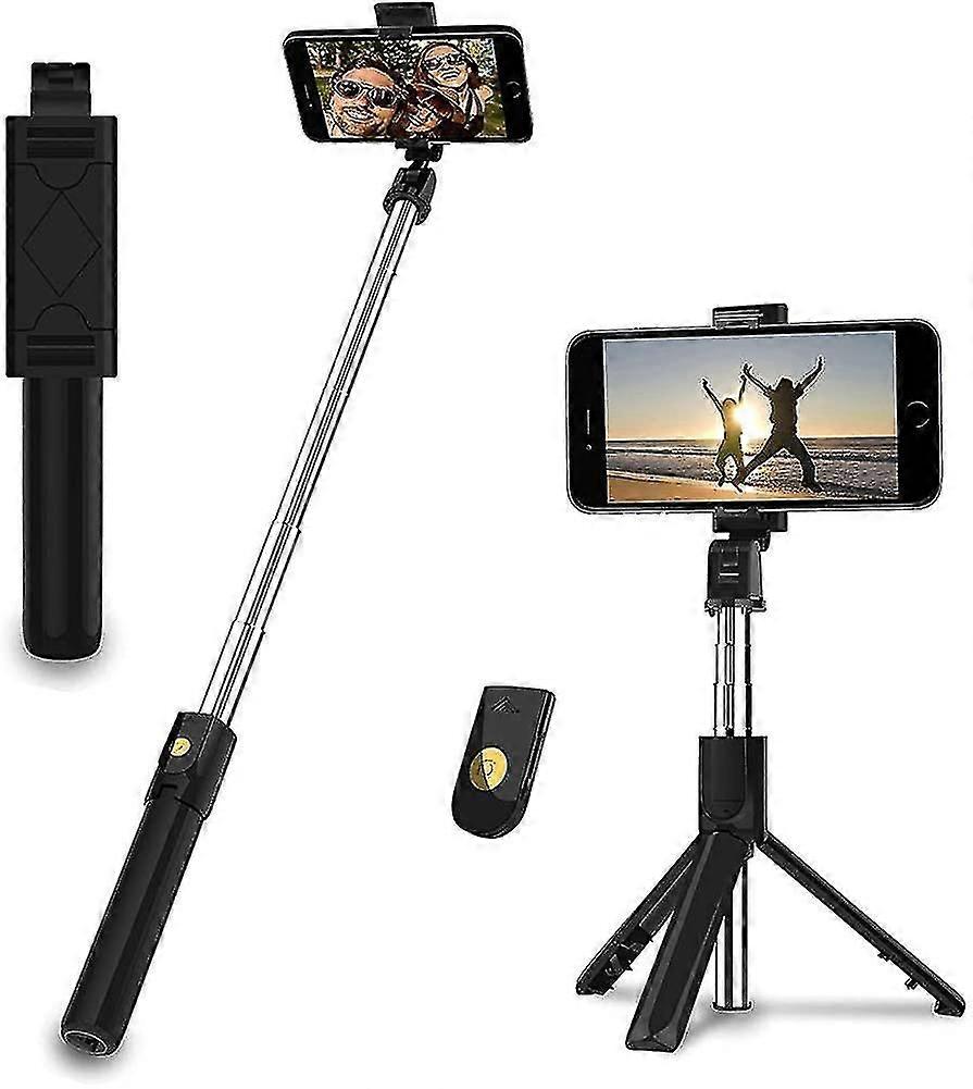 Trépied Bluetooth Selfie Stick avec télécommande, rotation Selfie Stick