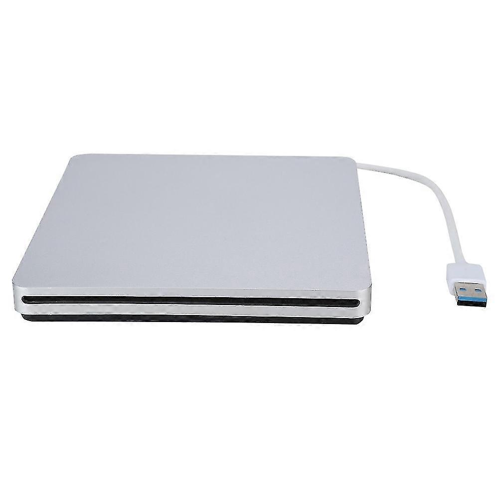 USB 3.0 Data Transmission External Slot Load DVD Burner CD Driver compatible with Mac Windows