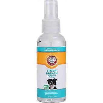 Mint Flavor Dog Oral Care Spray, Breath Freshener and Teeth Cleaner, Baking Soda for Plaque and Tartar Support, Easy Brushless Dental Care
