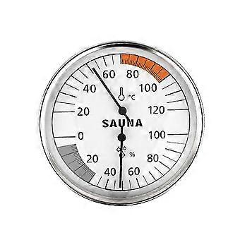 Indoor Sauna Accessories Thermometers Hygrometer Steel Casing Compatible Accurate Temperature & Humidity Monitoring in Homes Spas