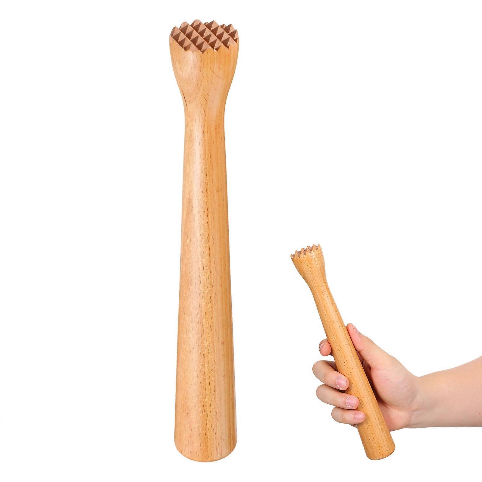 Pilon à glace en hêtre beige (1 pièce)