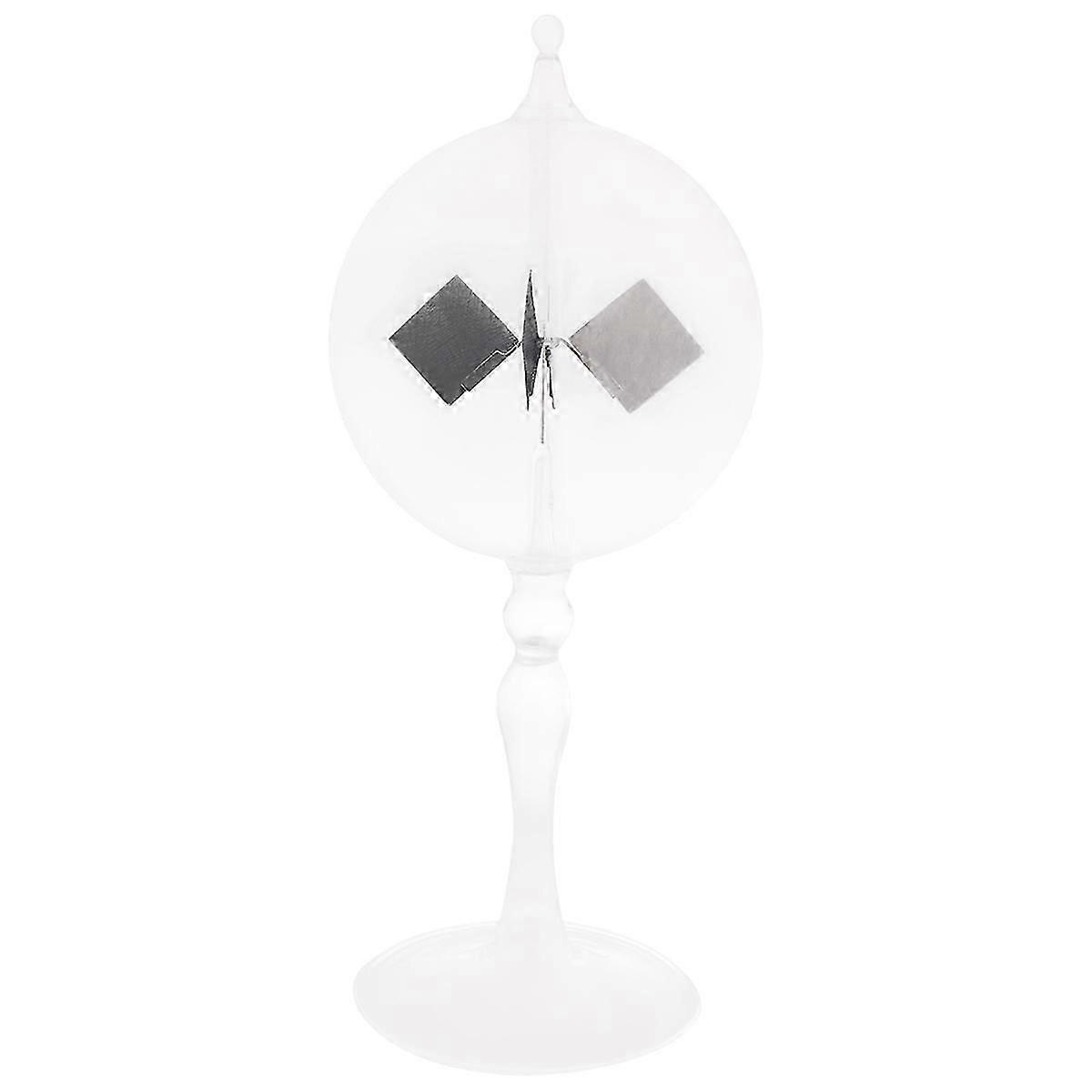20.5cm Glass Windmill Solar Powered Crookes Radiometer Light Mill