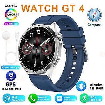 NFC GPS Tracker Watch 4 Pro Smart Watch Adulte 1.43 " 466 * 466 HD Écran Toujours Afficher Bluetooth Appel SmartWatch 2024 Nouveau
