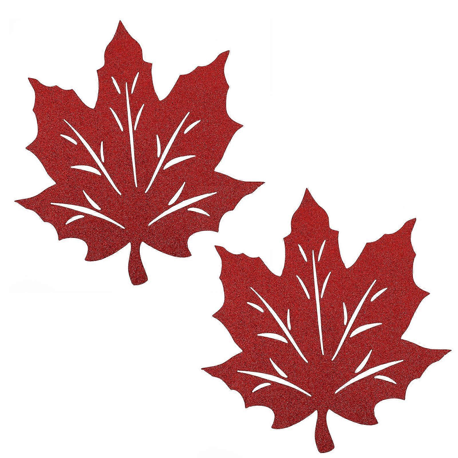 2pcs Thanksgiving Non tissés Sets de table Sets de table Sets de table Mat Décors