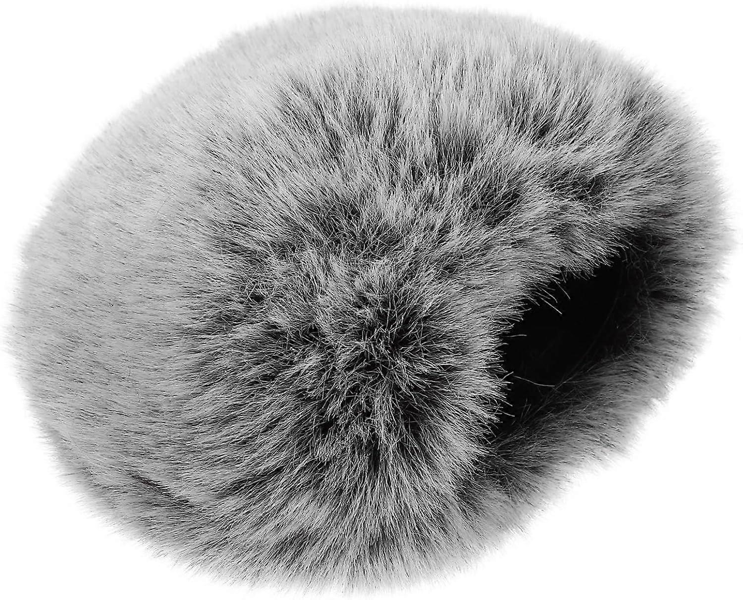 Windproof Microphone Accessory Furry Windscreen Mic Mask Shield Soft Comfortable