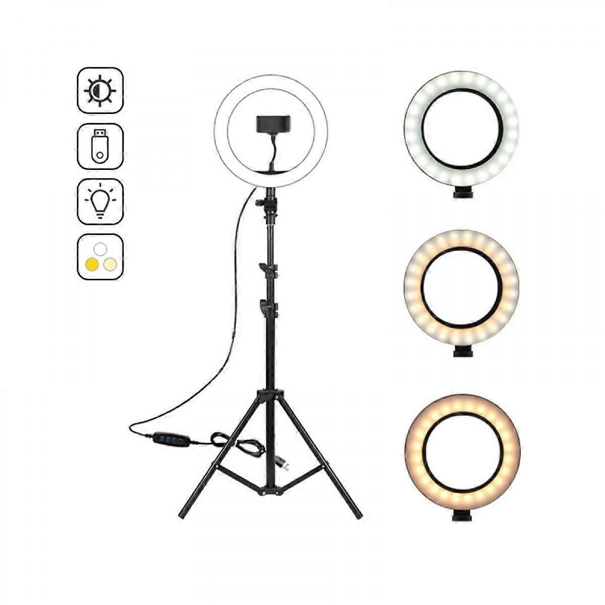 26cm Fill Light Ring Light Additional Light LED Light Folding Fill Light