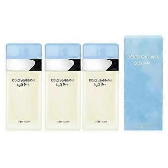 1-3pcs Light Blue 100ml Women's Eau de Toilette Spray