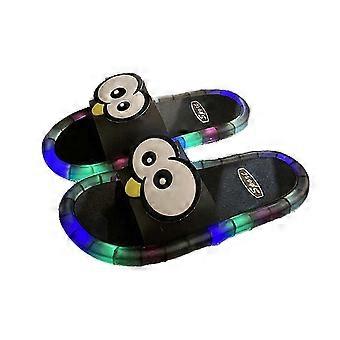Ciabatte LED a punta aperta con 7 colori di luce e plantare imbottito - Perfette per attività al chiuso e all'aperto