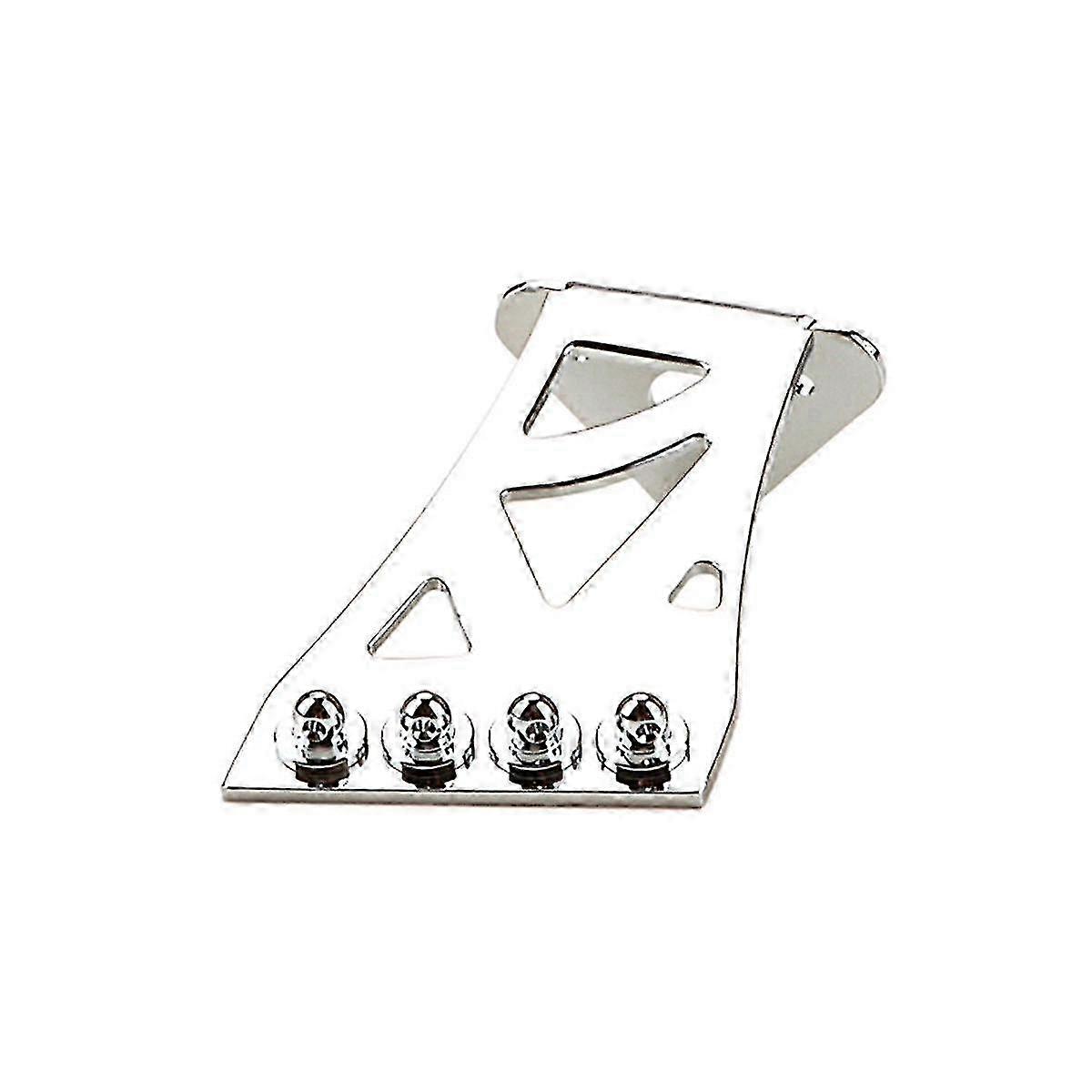 4 Strings Banjo Tailpiece compatible with Guitar Replacement Accessory,silver