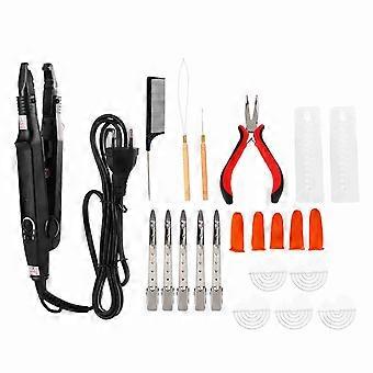 Kit de fers  extensions de cheveux professionnels, connecteurs pour cheveux, outil de coiffure pour salon  domicile (ensemble)