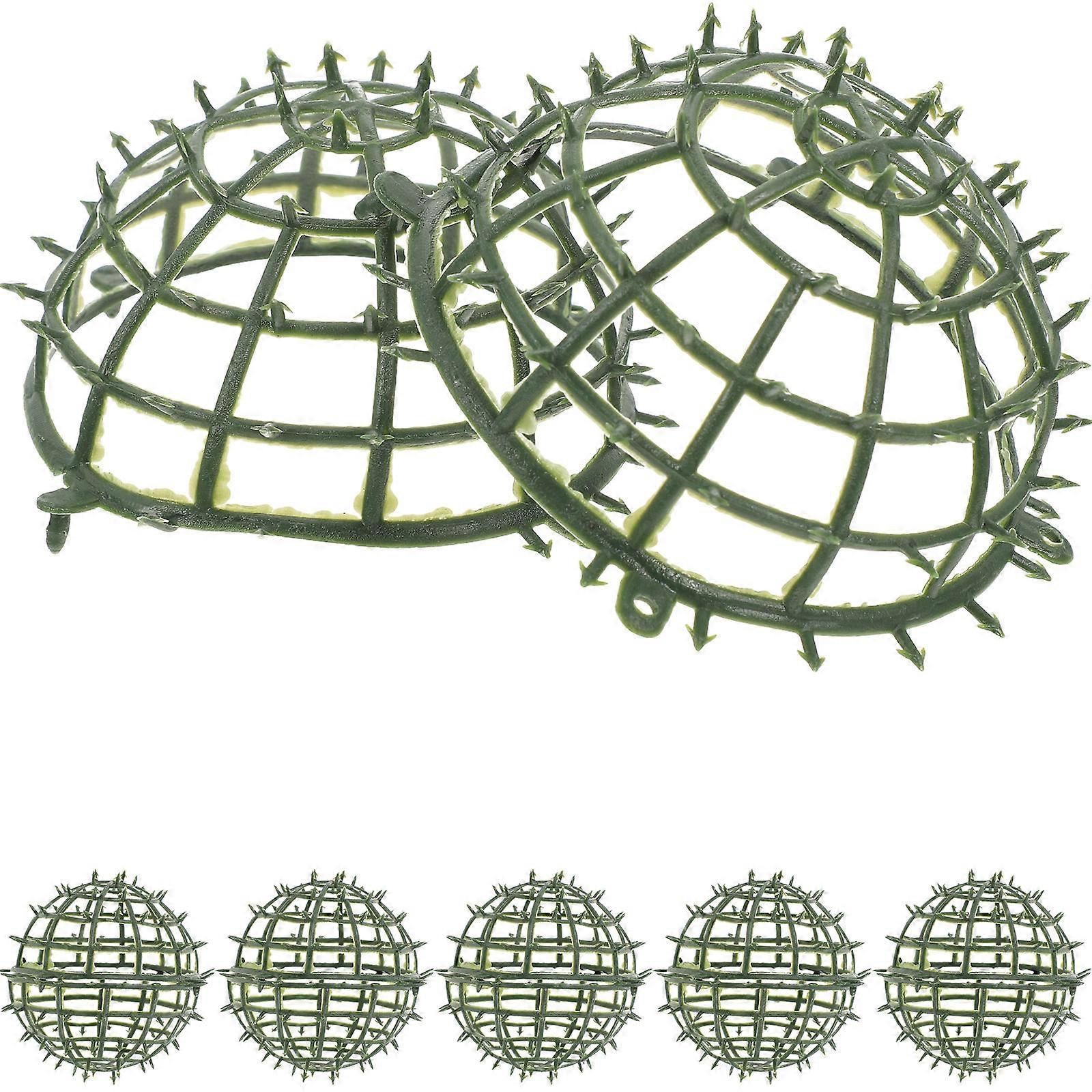 Plastic Plant Rack Artificial Topiary Ball Support for Storage 6Pcs