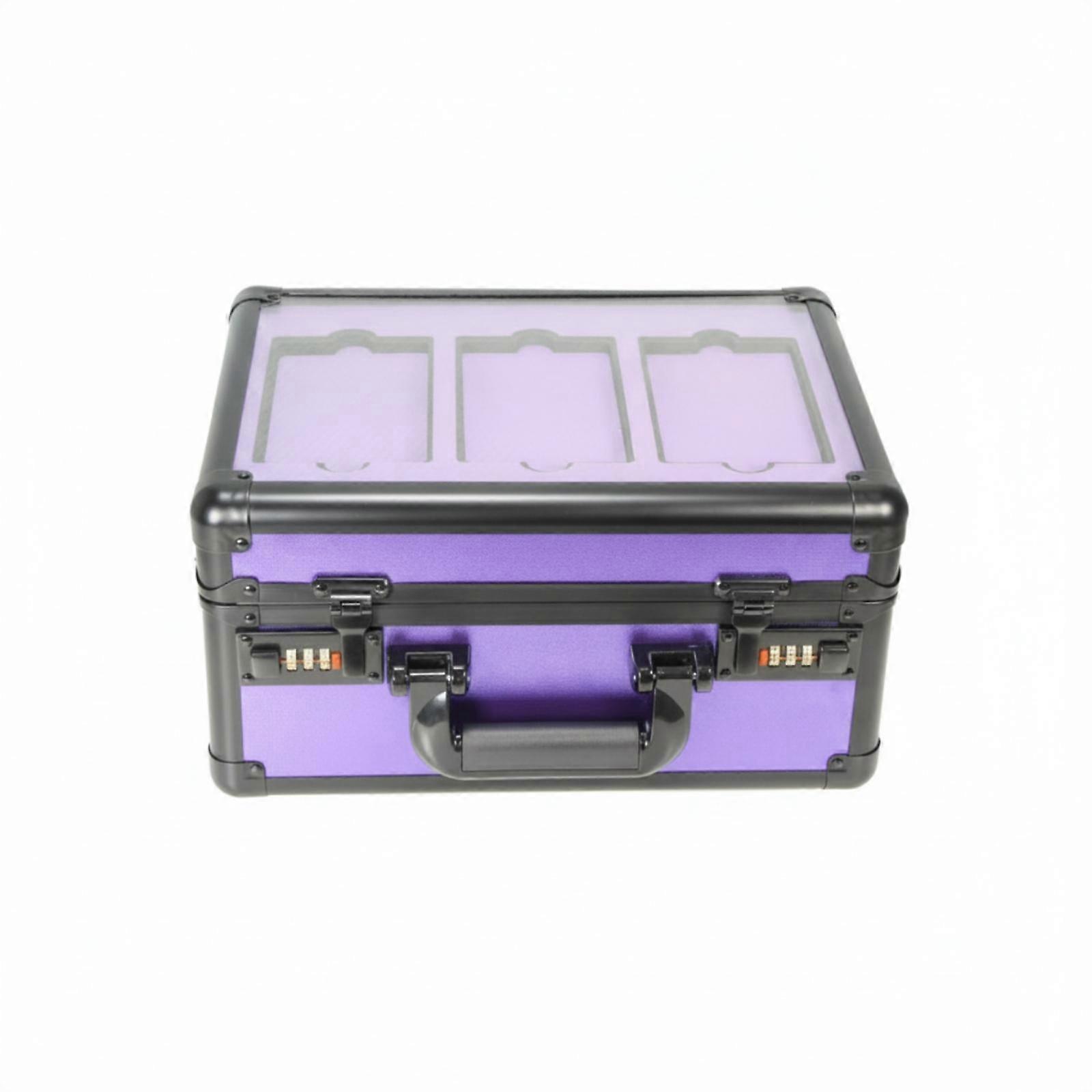 Graded Card Case with Handle Double-Layer for Tournaments