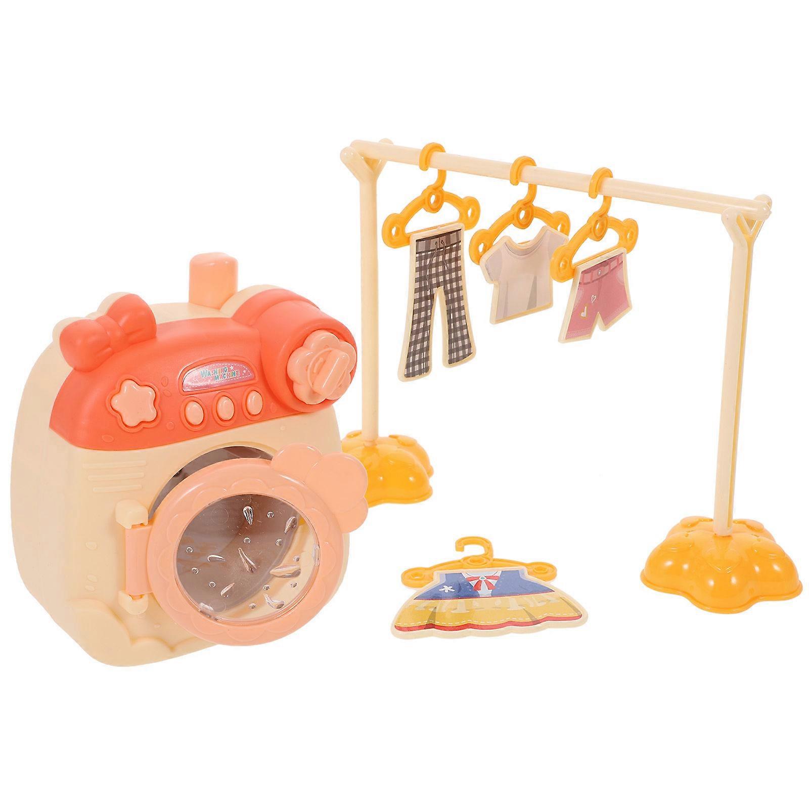 Washing Machine Toy for Kids Use with Educational Function 1Set Plastic