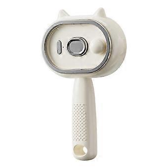 Scalp Massage Steam Hair Brush with Cordless Rechargeable Design for Daily Grooming, Portable Hair Care and Home Use  White