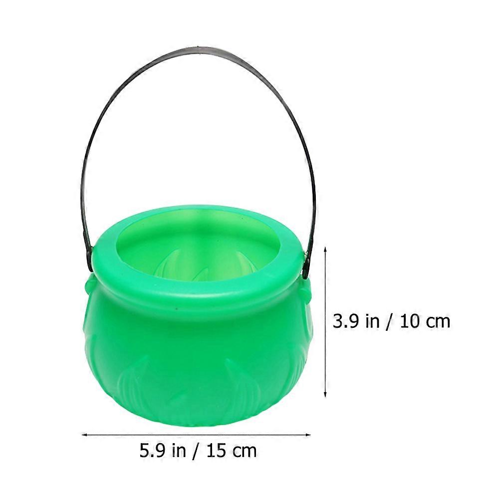 Patrick Candy Kettle Green Cauldron for Storage Use