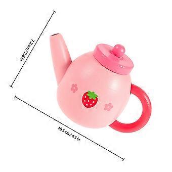 Miniatura de bule de chá para crianças brincarem de cozinhar.