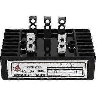 Three-phase bridge rectifier, large overcurrent capacity, 100A 1600V, AC to DC rectifier