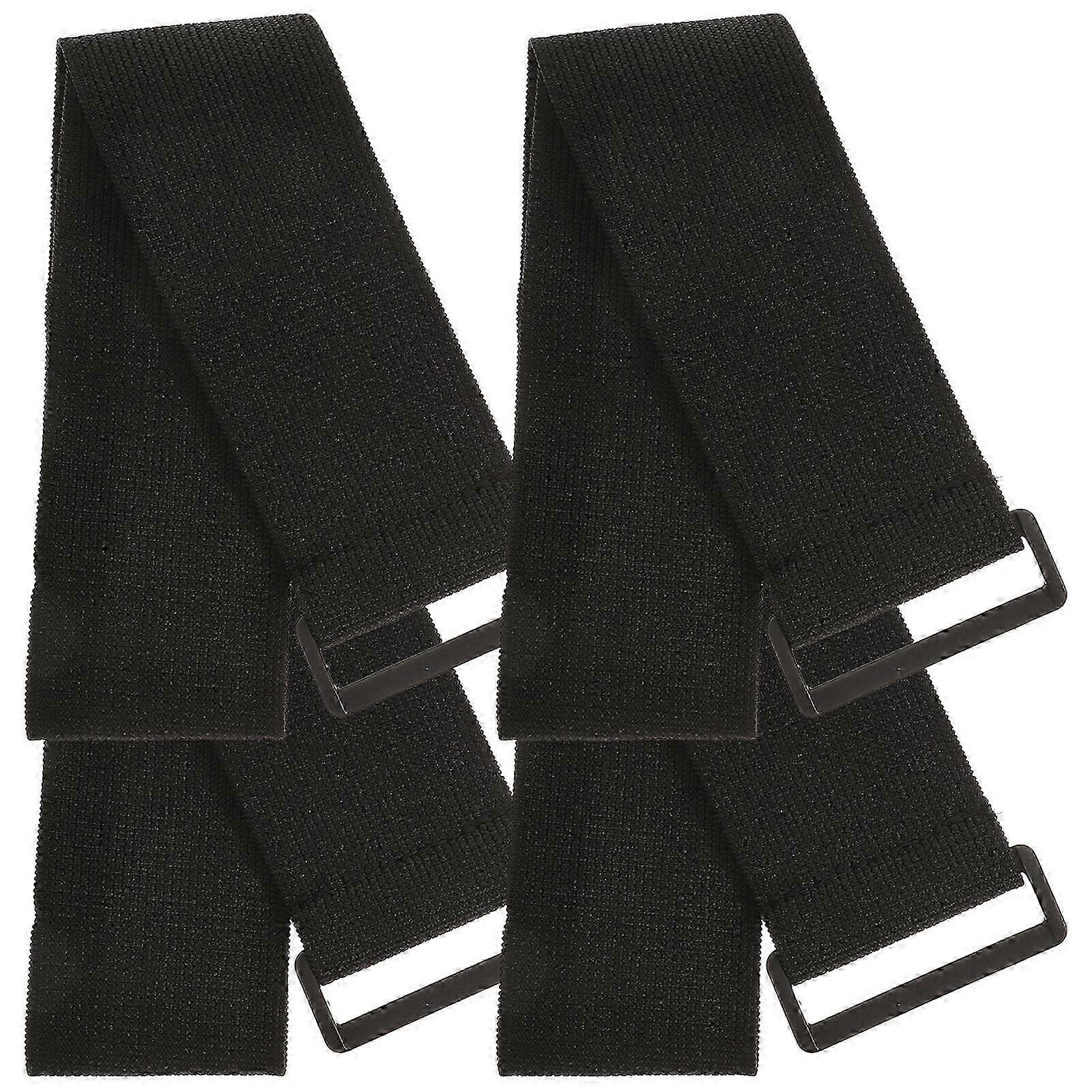 4pcs Hook and Loop Cinch Straps Elastic Reusable Multipurpose Straps