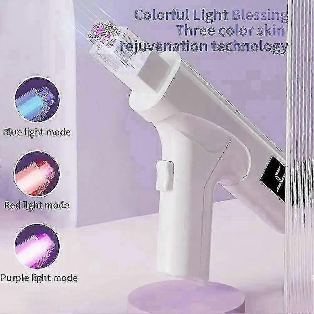 Compact Three-Wavelength LED Facial Tool